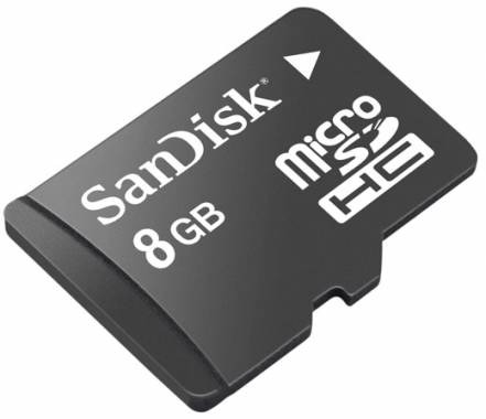 SanDisk MicroSDHC 8GB