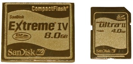 Sandisk solid gold memory cards