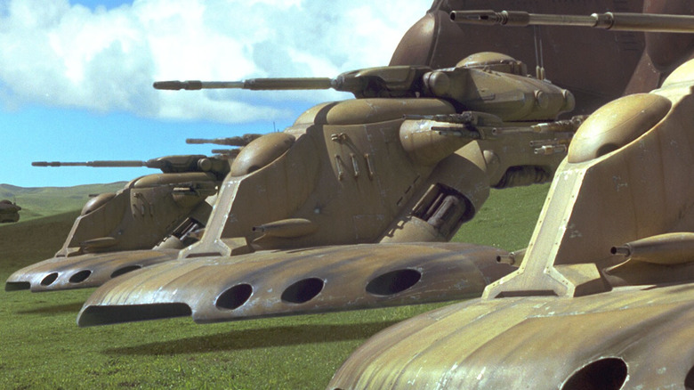 Armored Assault Tanks in Star Wars: The Phantom Menace
