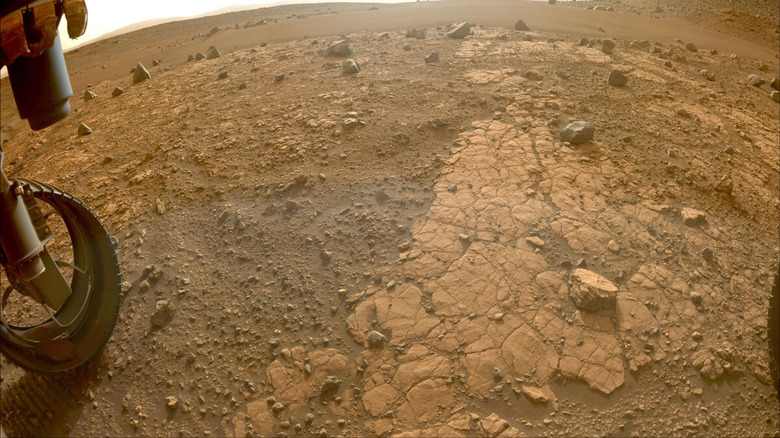 Marte regolito solo marciano