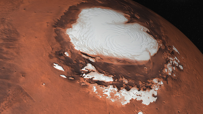 Ice on Mars