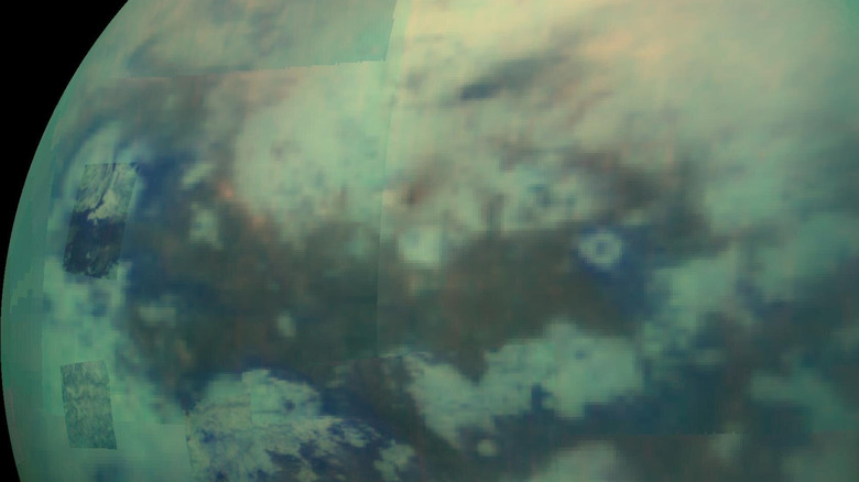 A composite image of Titan.