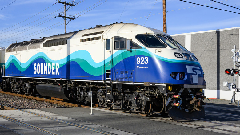 A Sound Transit commuter train