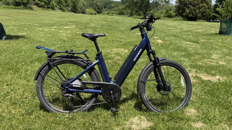 Segway Myon bike in a field
