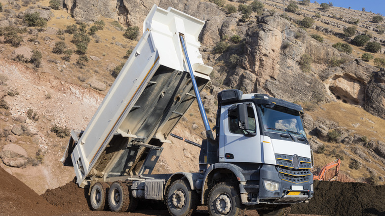 Truck with back up