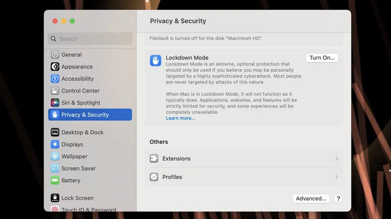 macos lockdown mode