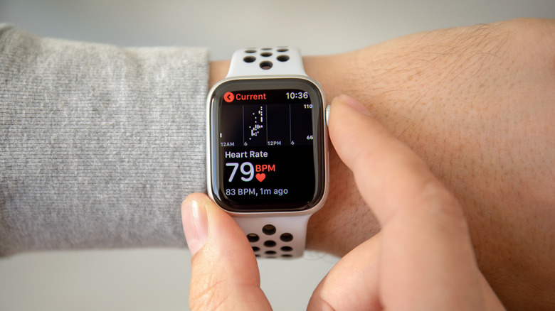 Heart rate monitor on Apple Watch