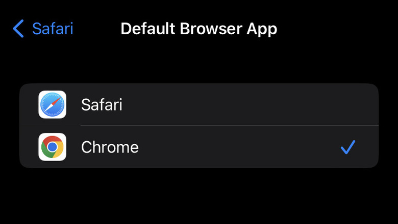 Default browser