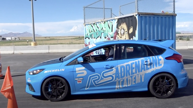 Ford Performance School Focus RS on track