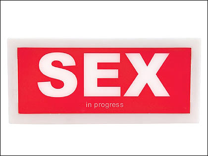 Sex in progress lamp - I dare you to put it in front of your house!