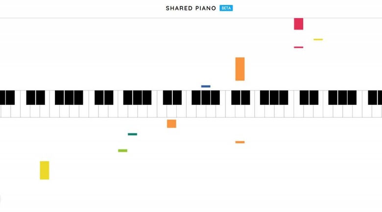 Shared Piano by Google Creative Lab - Experiments with Google