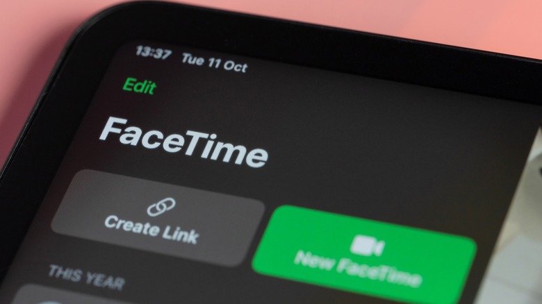 facetime create link button