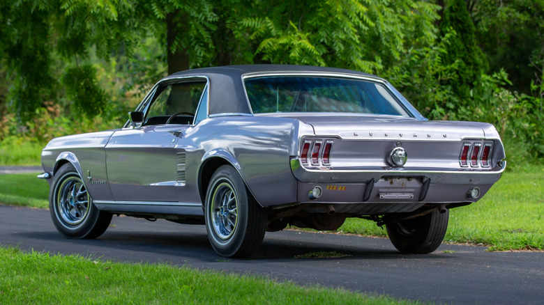 Back of the same 1967 She Country Mustang for auction