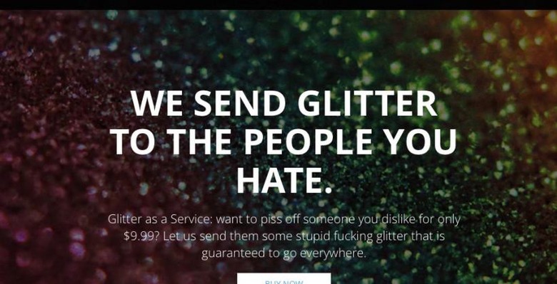 ShipYourEnemiesGlitter.com owner selling site, tired of dealing with glitter