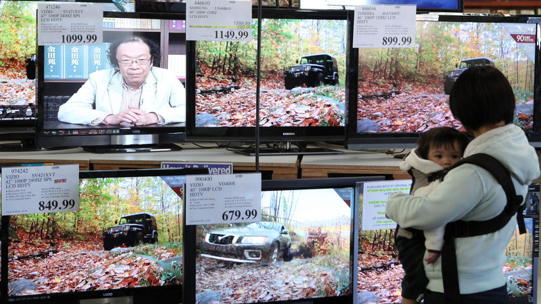 Costco TV display