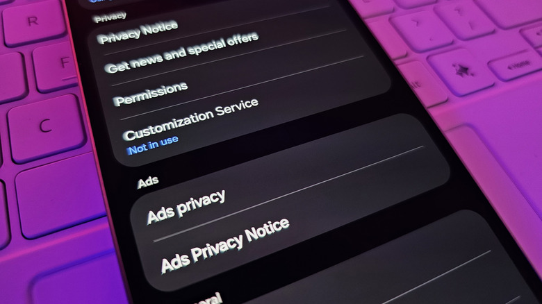 Galaxy Store settings on Samsung Galaxy S25 Ultra