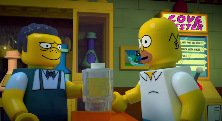 Simpsons LEGO Episode Trailer No Outside Realities SlashGear