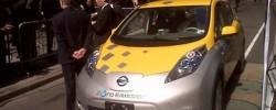 Six electric taxis hit the streets of New York