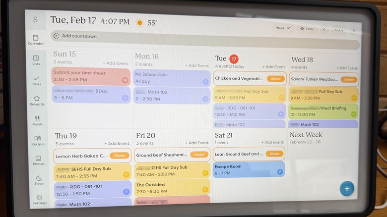 Skyling Calendar 2 on a table