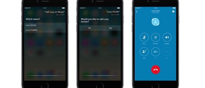 Skype for iOS updated with Siri support