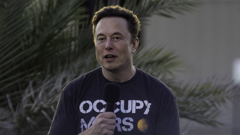 Elon Musk speaking