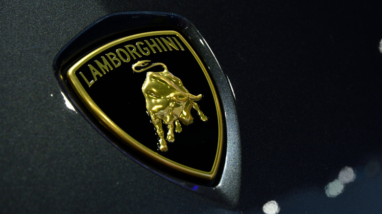 Lamborghini car badge