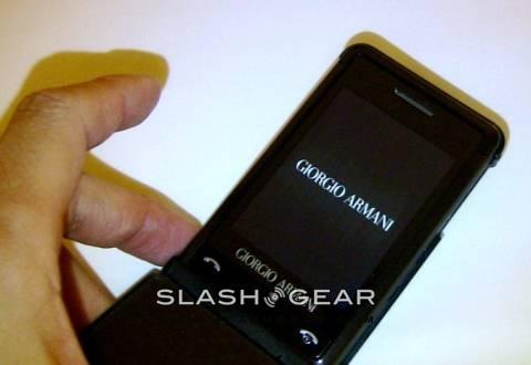 Samsung Giorgio Armani cellphone