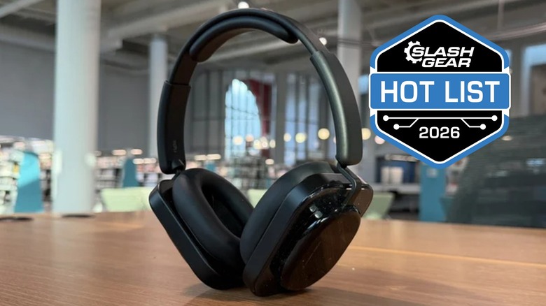 The Nothing Headphone (a) on a table.