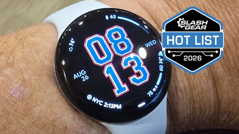 Pixel Watch 5 in use