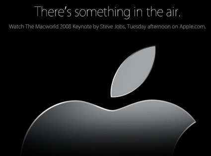SlashGear live coverage of Macworld 2008 keynote