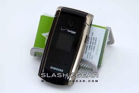 Samsung Gleam SGH-U700 on Verizon