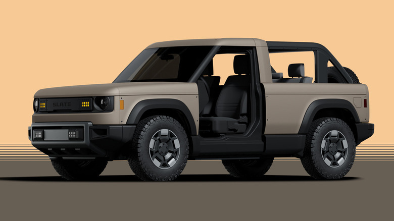 Slate SUV open air