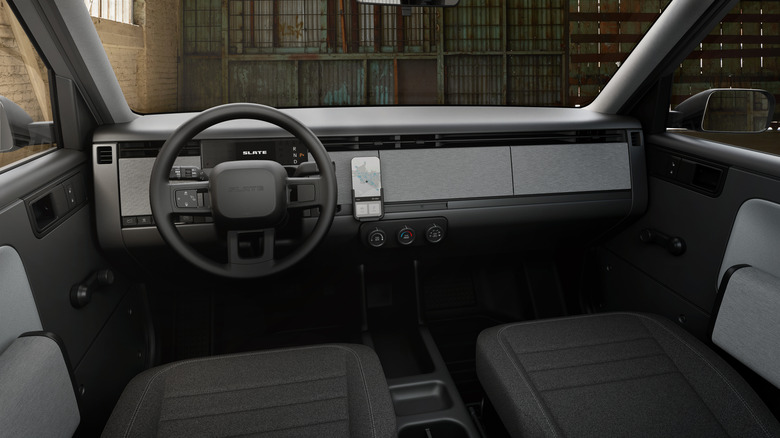 Slate EV interior