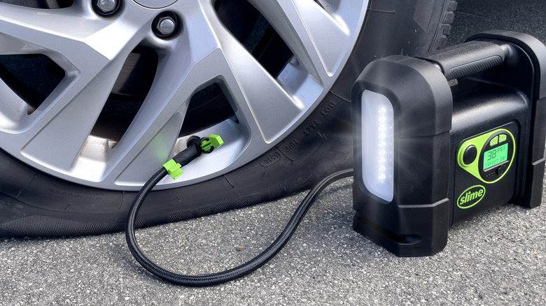 Slime cordless inflator