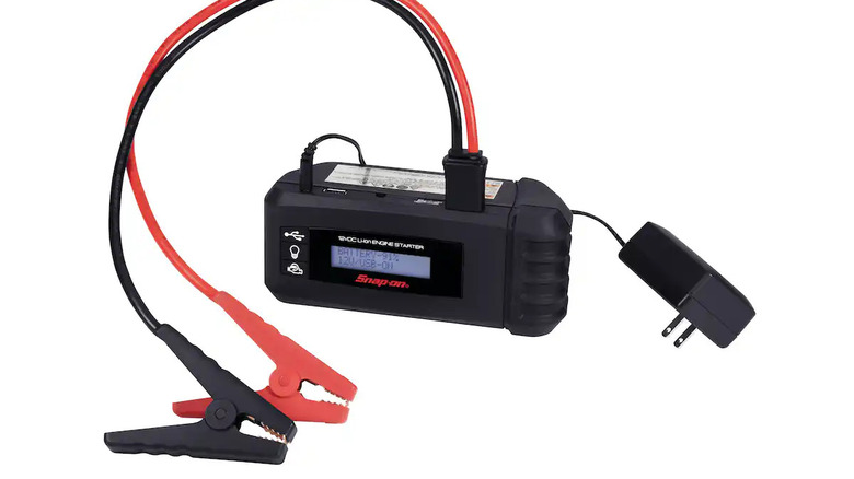 Snap-on jump starter