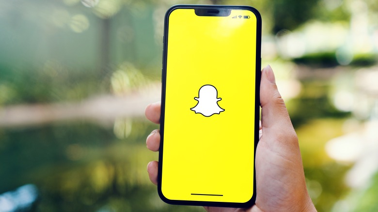 Snapchat smartphone