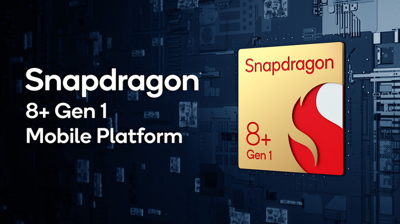 Snapdragon 8+ Gen 1 logo.