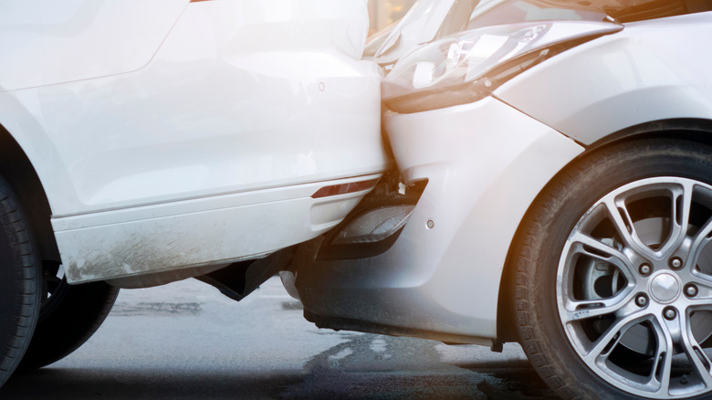 A minor car accident