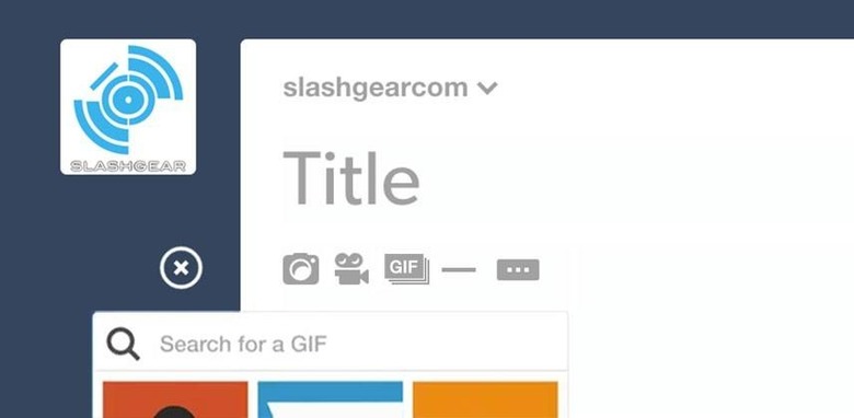 Tumblr GIF search