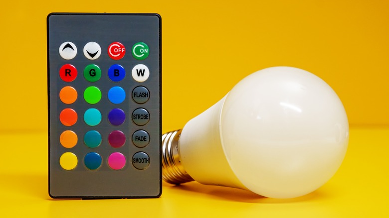 infrared remote control for a smart bulb