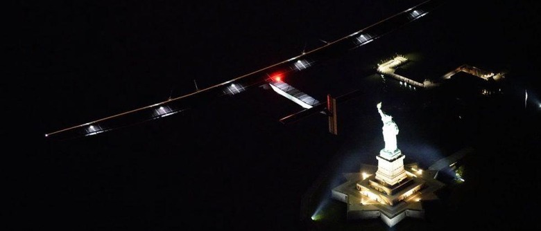 Solar Impulse plane lands in New York, completing US leg of global flight