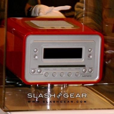 Radio-despertador con lector CD Sonoro Cubo