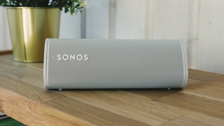 Sonos Roam wireless speaker.