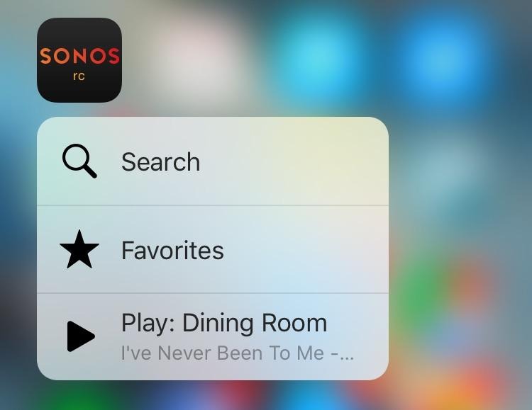 I virkeligheden Himmel pegefinger Sonos iPhone Lock Screen Controls Added Plus 3D Touch - SlashGear