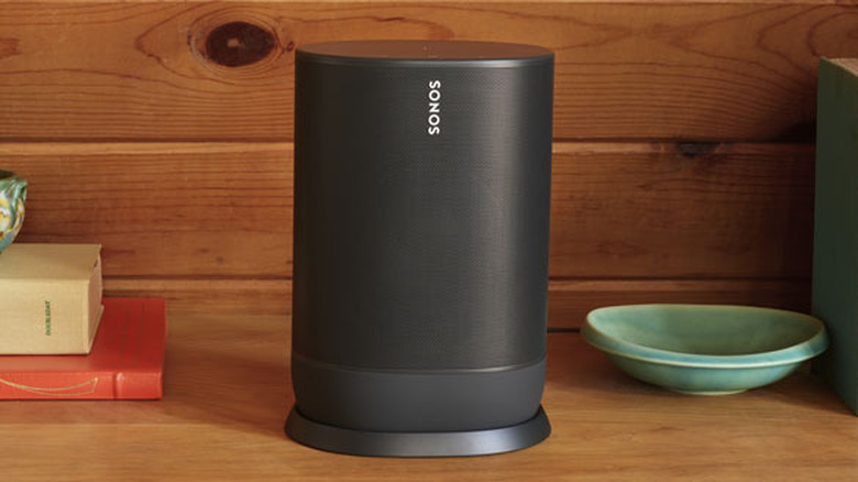 Sonos Move speaker desk