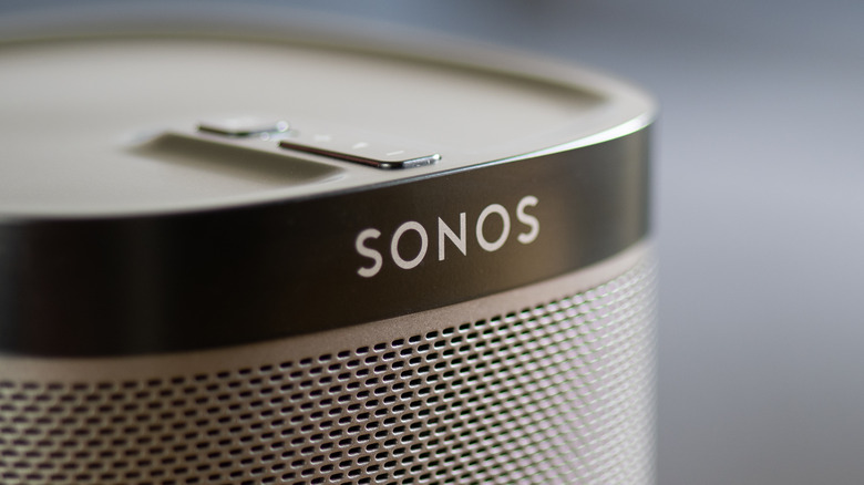 Sonos speaker and logo