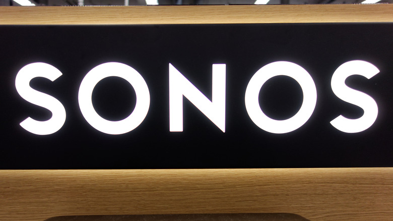 Sonos logo illuminated