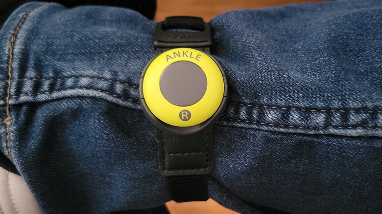 Motion tracking ankle monitor