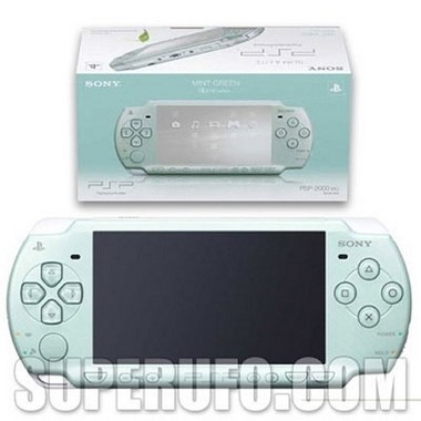 mint-green psp