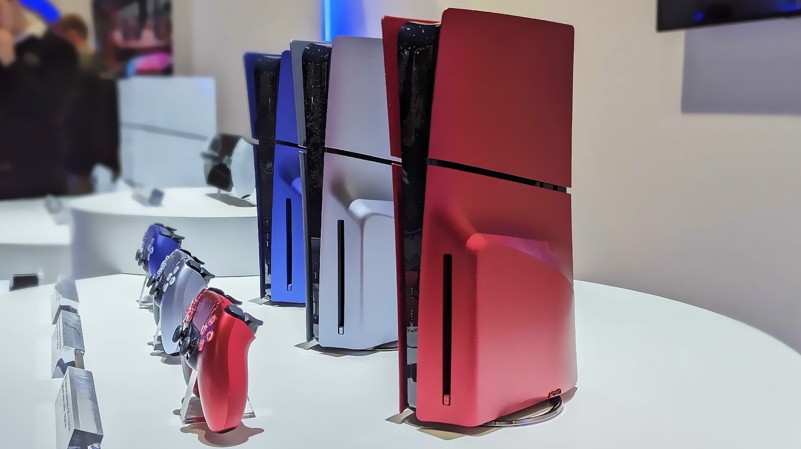 Sony Shows Off PS5 Slim With Colorful Metallic Console Covers
